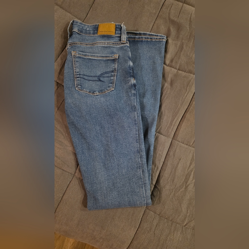 AMERICAN EAGLE SUPER HIGH RISE STRETCH | SIZE 0